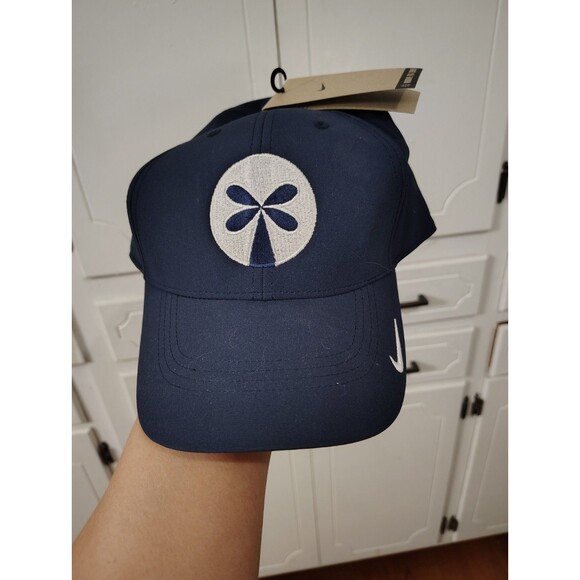 M/L Nike Rise Hat Cap Dri Fit Navy Blue Training Golf Adjustable New - Picture 1 of 7